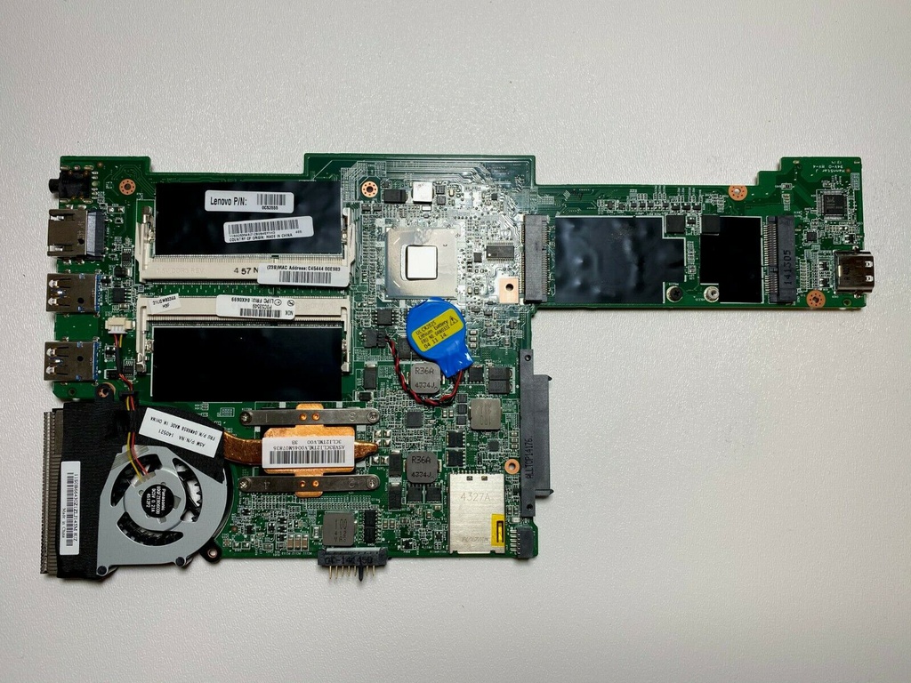 Lenovo Thinkpad X131E Motherboard with Intel Core i3-3227u 1.90GHz and Heatsink 